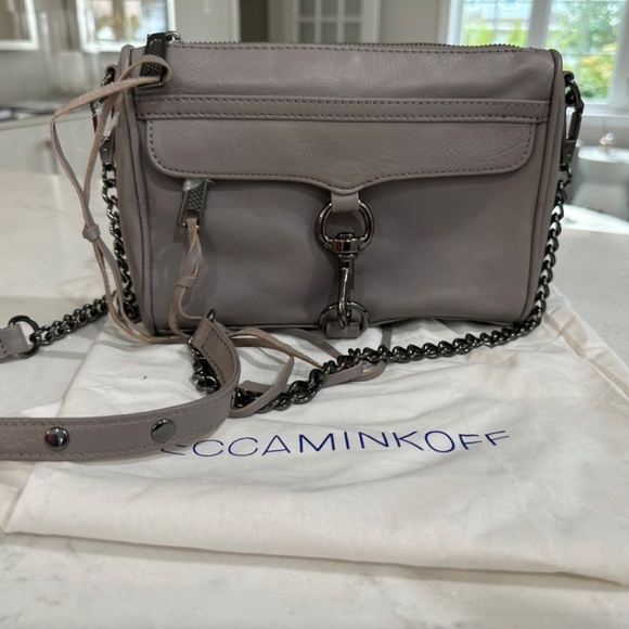 Rebecca Minkoff Mini M.A.C  Grey leather crossbody - Picture 8 of 8